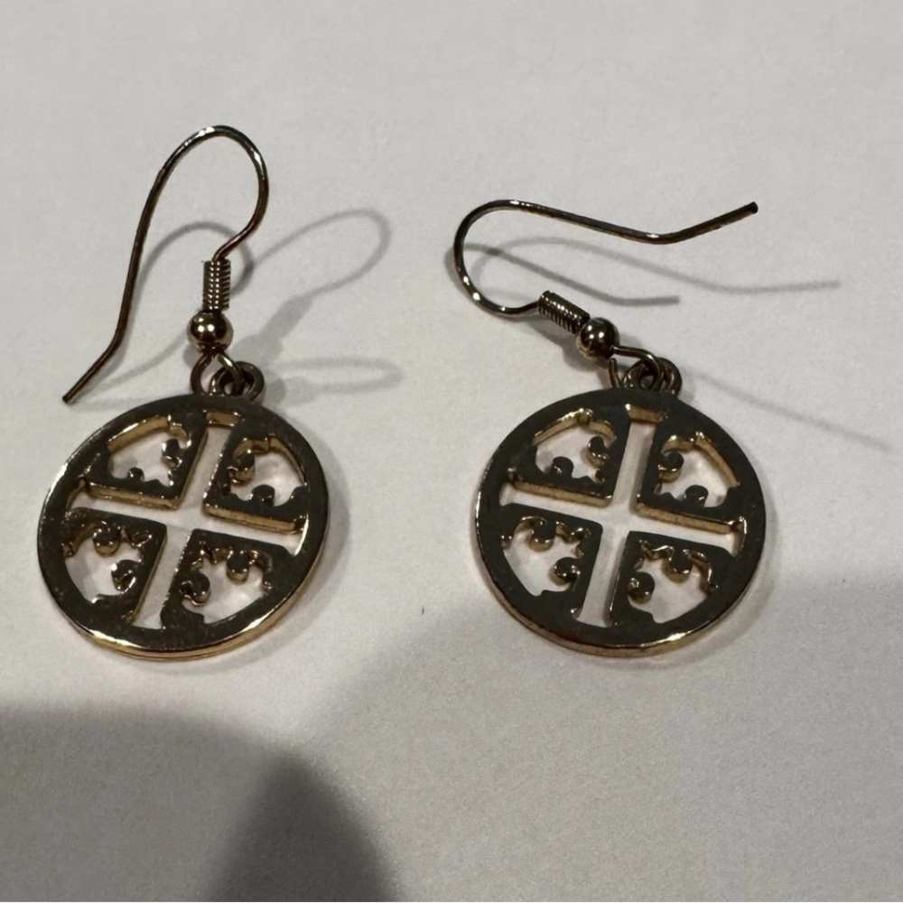 Chic Gold Hook Earrings